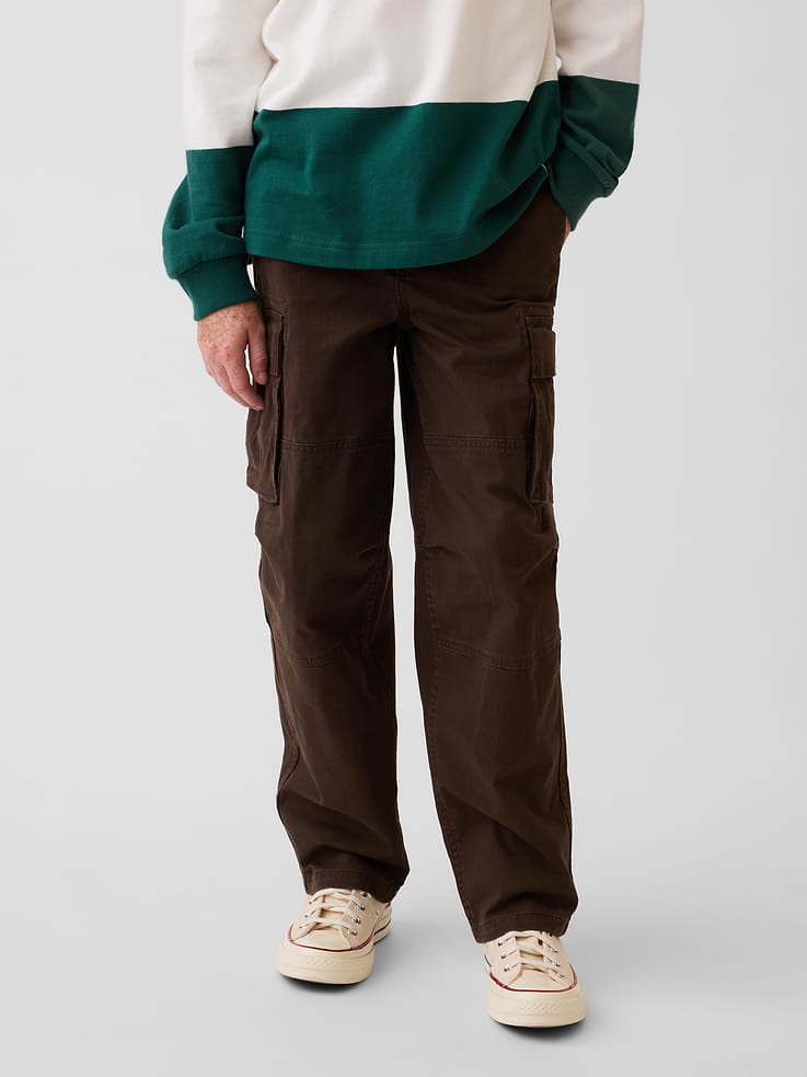 Image number 3 showing, Kids Loose Cargo Pants