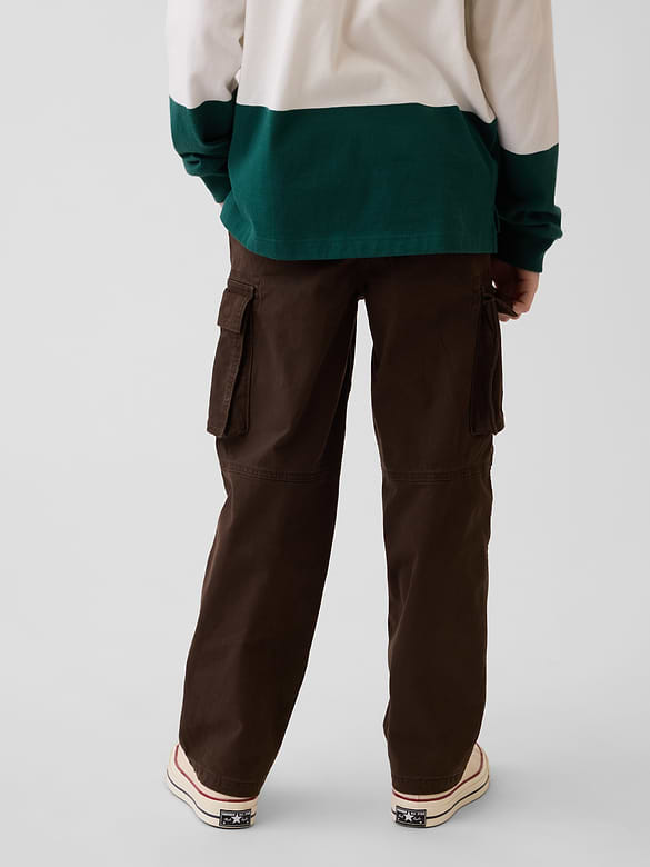 Kids Loose Cargo Pants