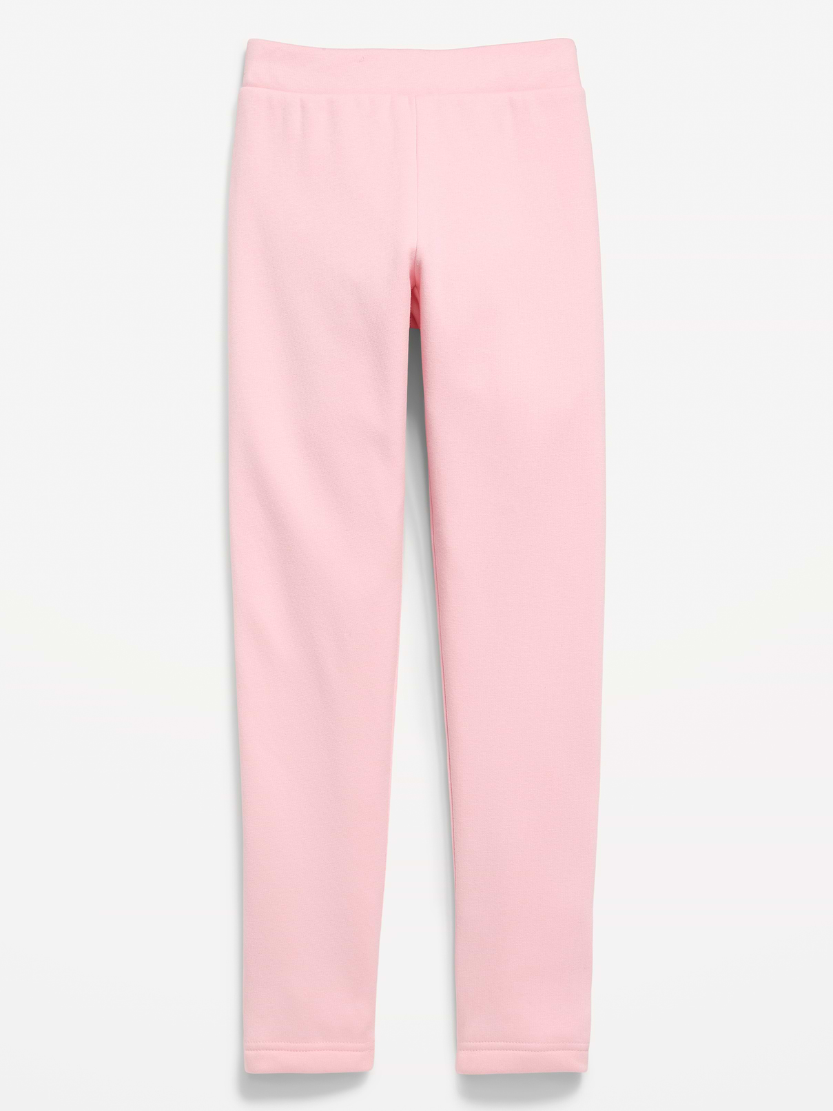 Image number 3 showing, High-Waisted Full-Length Fleece Leggings for Girls