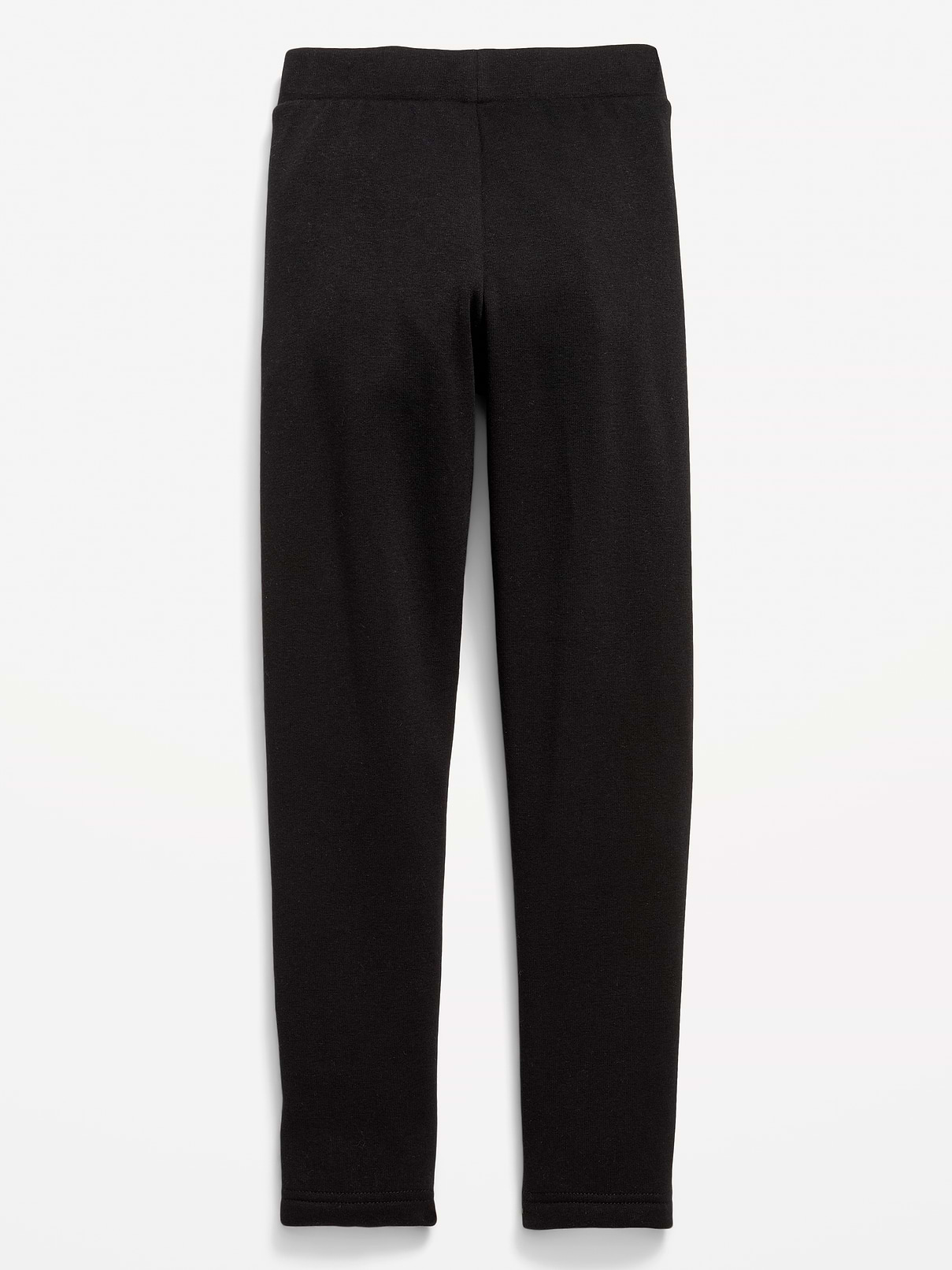 Image number 2 showing, High-Waisted Full-Length Fleece Leggings for Girls
