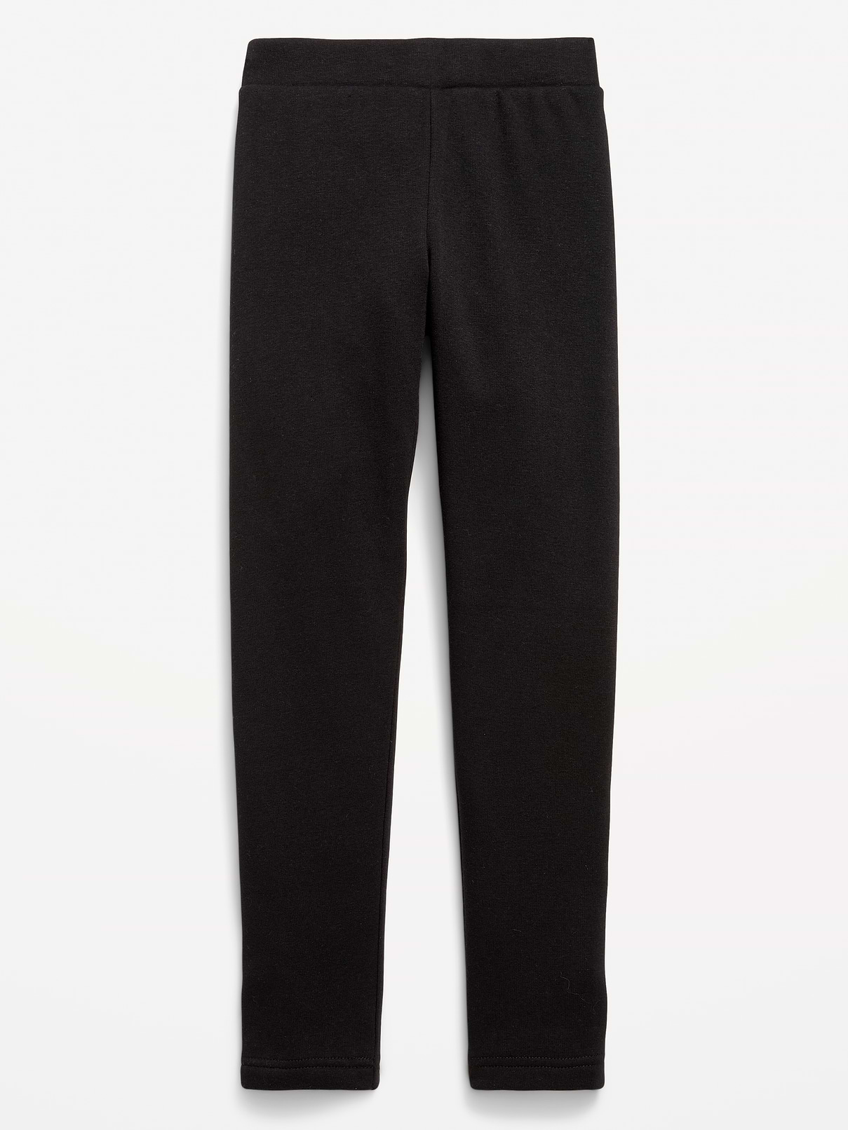 Image number 1 showing, High-Waisted Full-Length Fleece Leggings for Girls