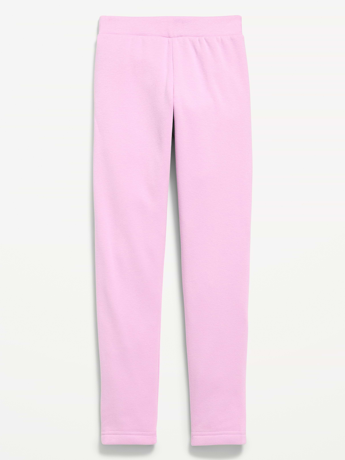 Image number 1 showing, High-Waisted Full-Length Fleece Leggings for Girls