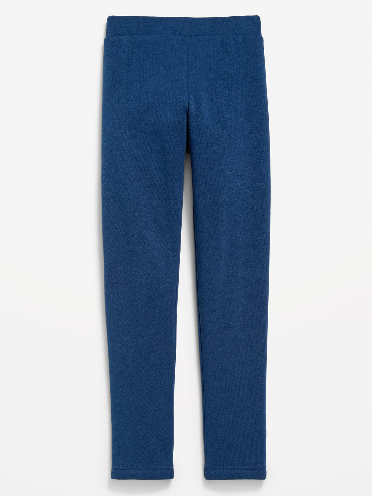 Image number 1 showing, High-Waisted Full-Length Fleece Leggings for Girls