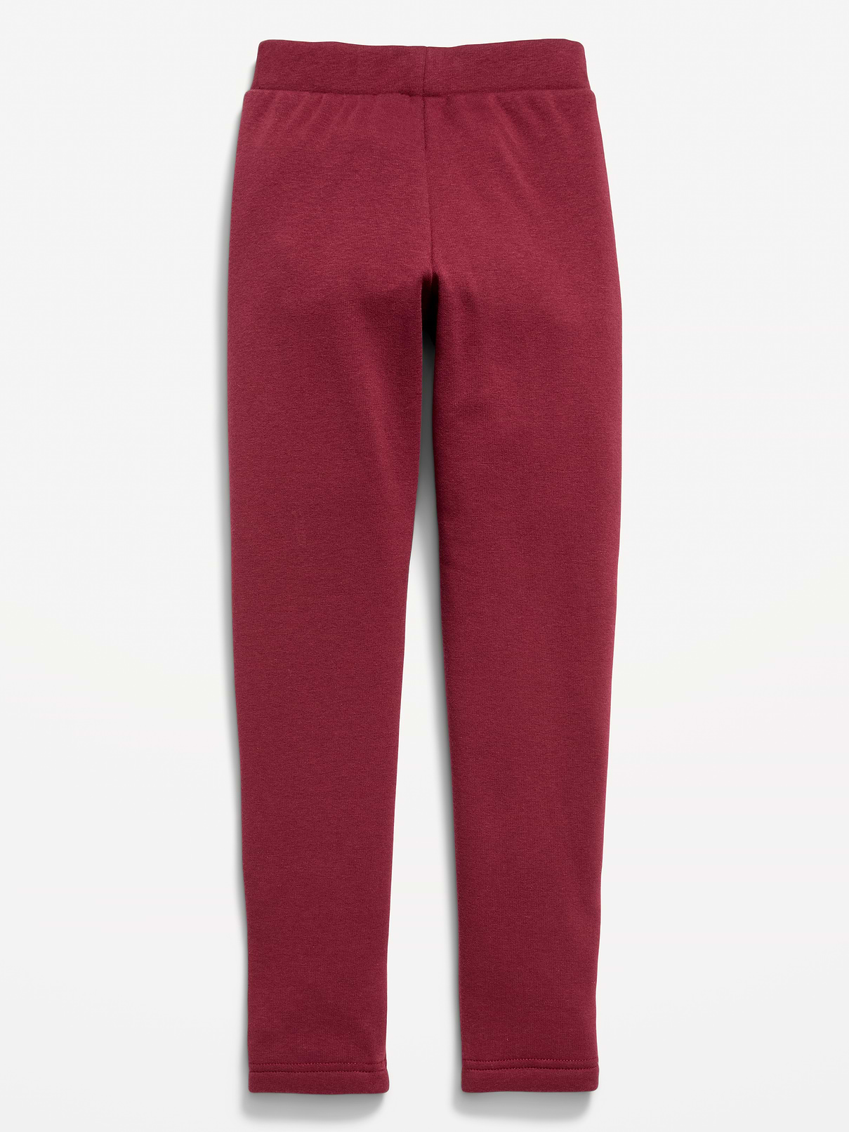 Image number 2 showing, High-Waisted Full-Length Fleece Leggings for Girls