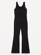 Image number 2 showing, Sleeveless PowerChill Twist-Back Jumpsuit for Girls