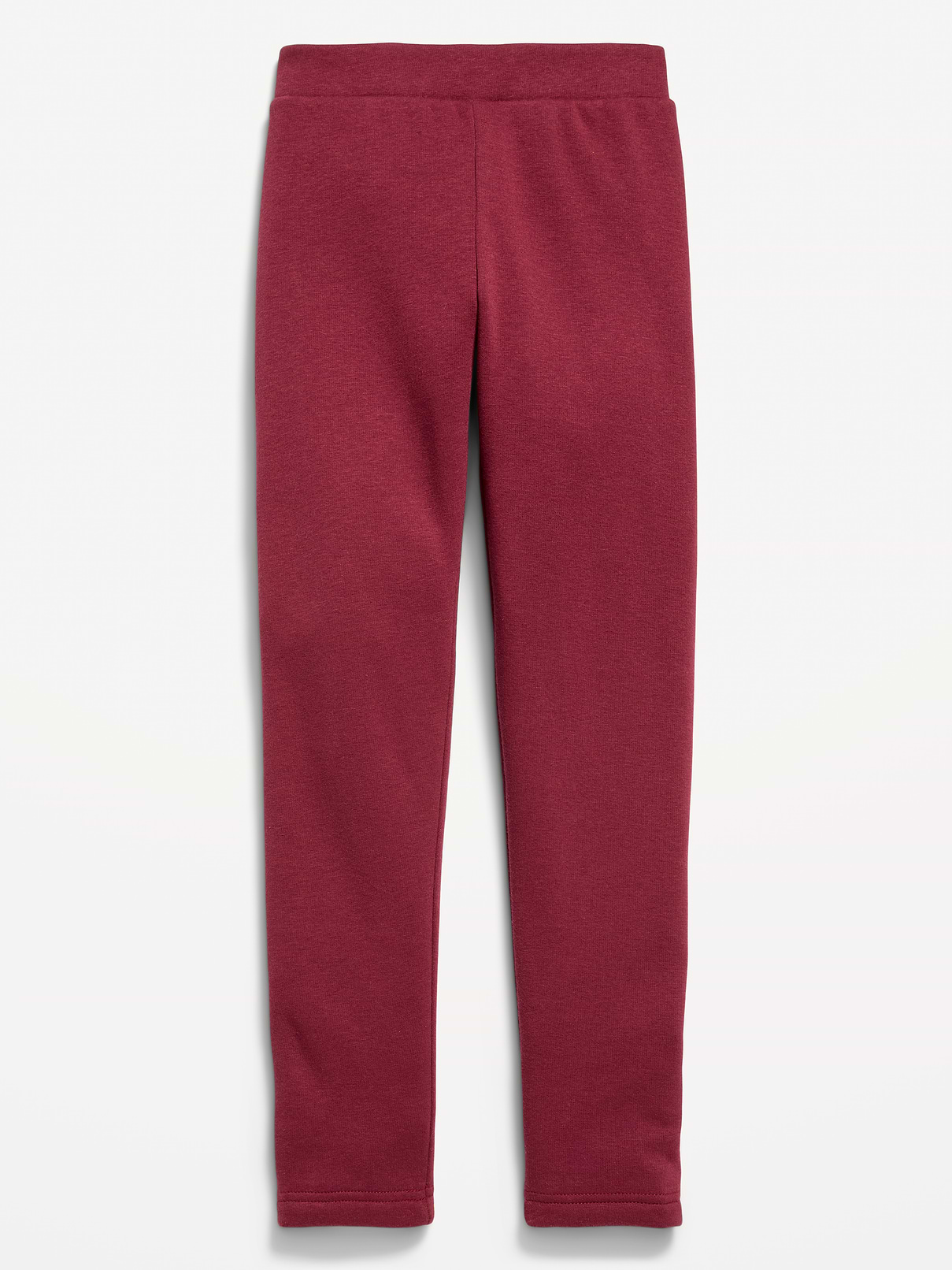 Image number 1 showing, High-Waisted Full-Length Fleece Leggings for Girls