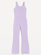Image number 3 showing, Sleeveless PowerChill Twist-Back Jumpsuit for Girls