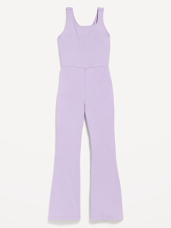 Sleeveless PowerChill Twist-Back Jumpsuit for Girls