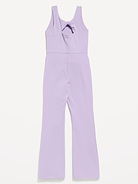 Image number 2 showing, Sleeveless PowerChill Twist-Back Jumpsuit for Girls