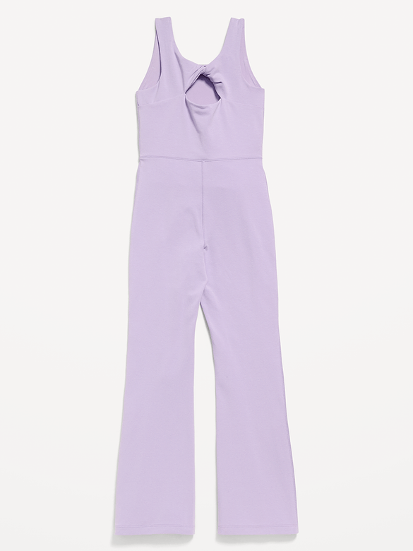 Sleeveless PowerChill Twist-Back Jumpsuit for Girls