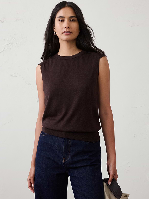 Merino Wool Shell Sweater