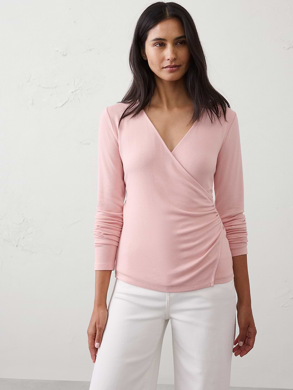 Soft Luxe Wrap Top
