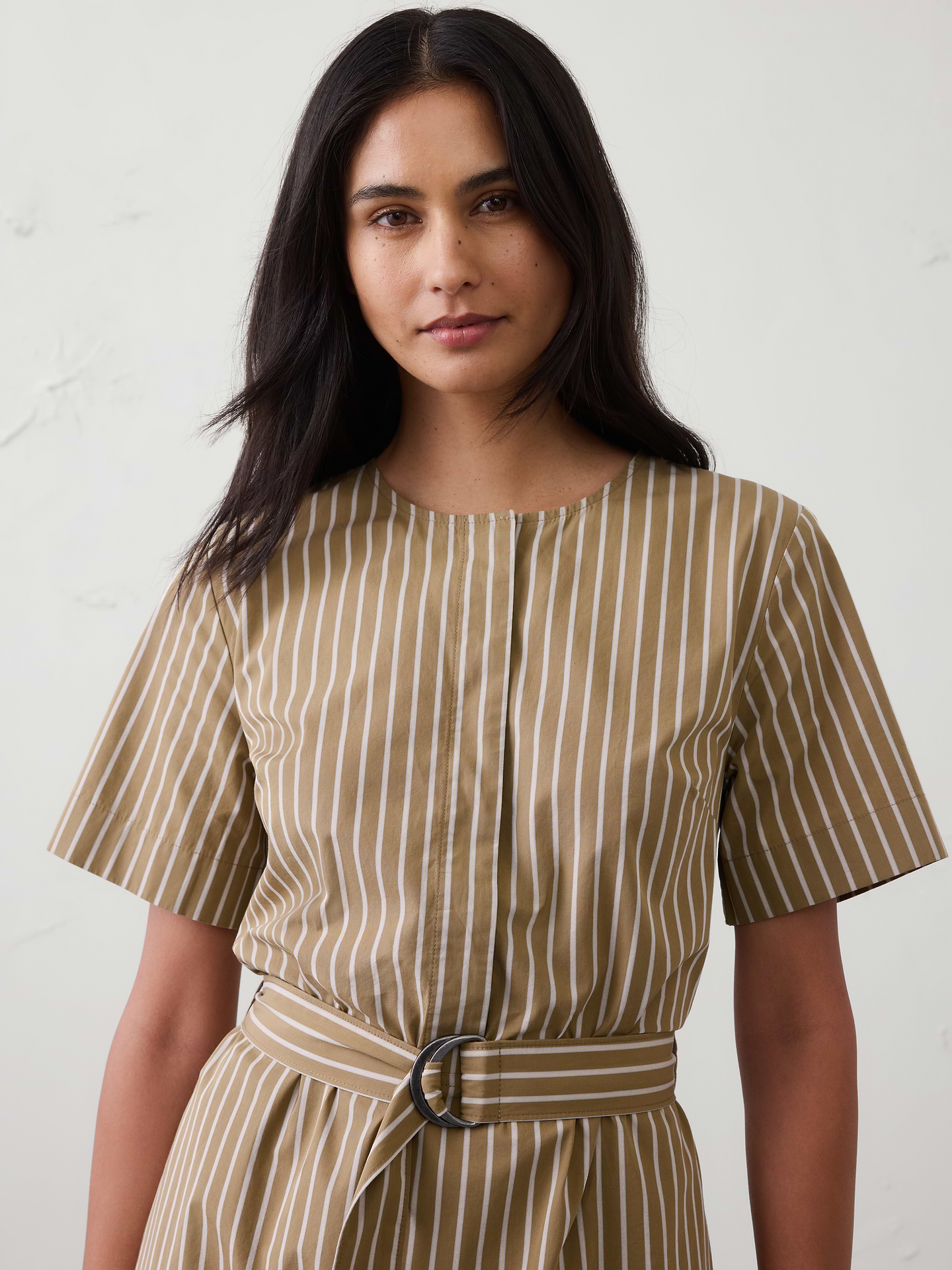Image number 3 showing, Poplin Midi Dress