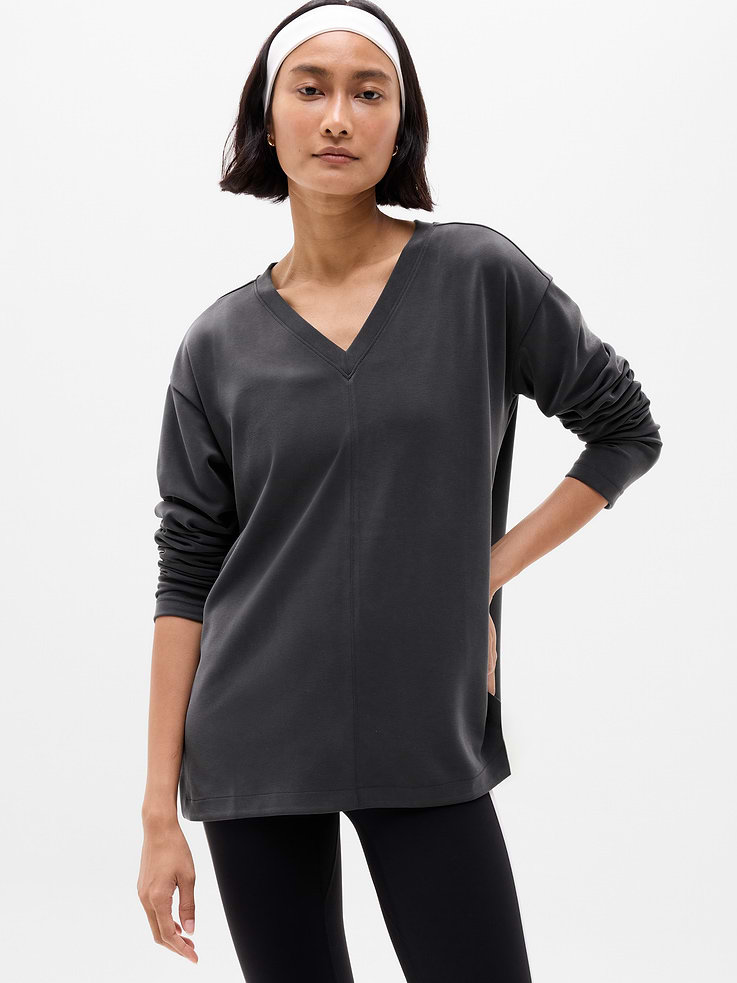 Image number 1 showing, Seasoft V Neck Sweatshirt