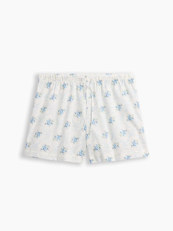 Image number 4 showing, Poplin PJ Shorts