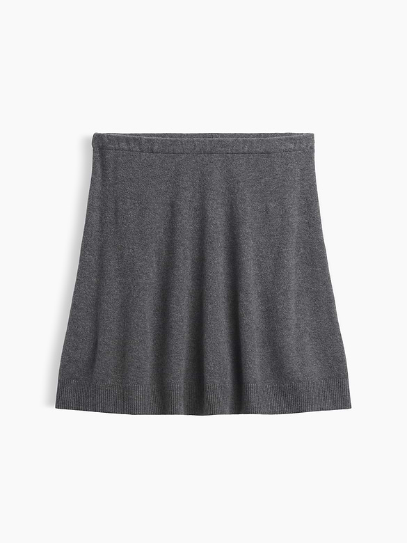 CashSoft Pull-On Flare Mini Skirt