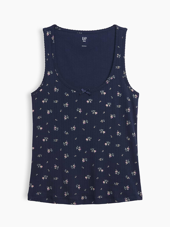 Pointelle PJ Tank Top