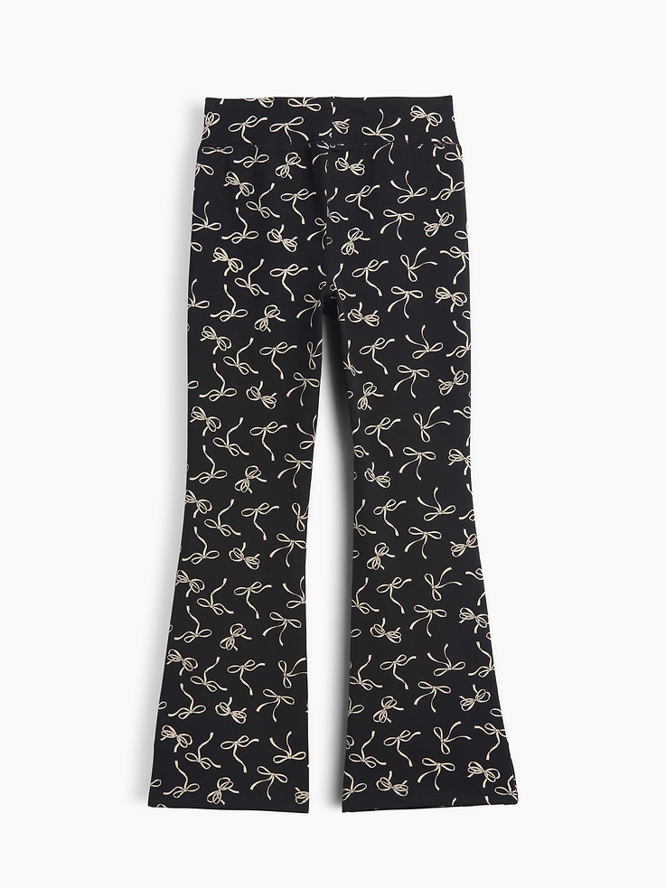 Image number 2 showing, Kids Stretch Jersey Flare Leggings