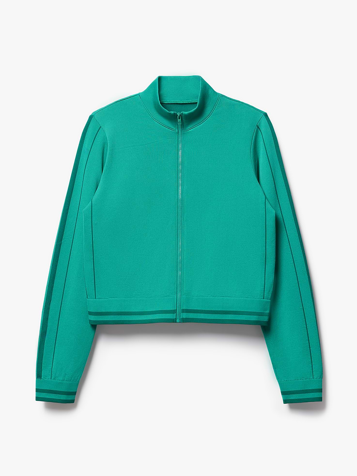 Image number 5 showing, Athleta Girl Rise Above Rib Cardigan