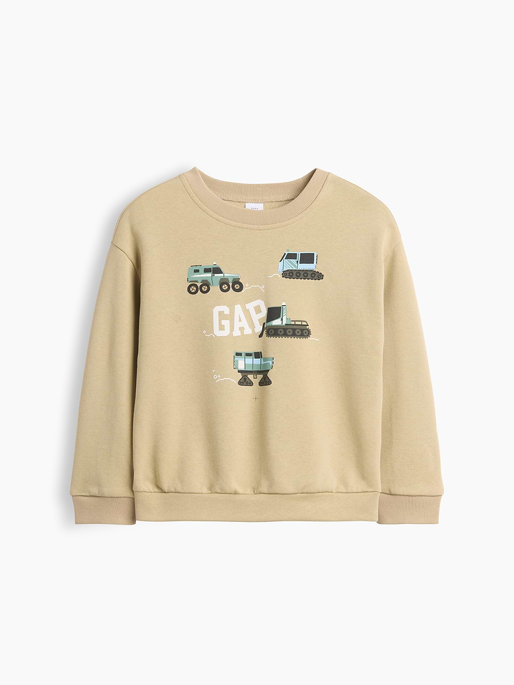 Image number 1 showing, babyGap Relaxed Crewneck Sweatshirt
