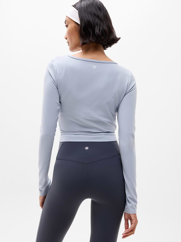 Transcend Wrap Crop Top
