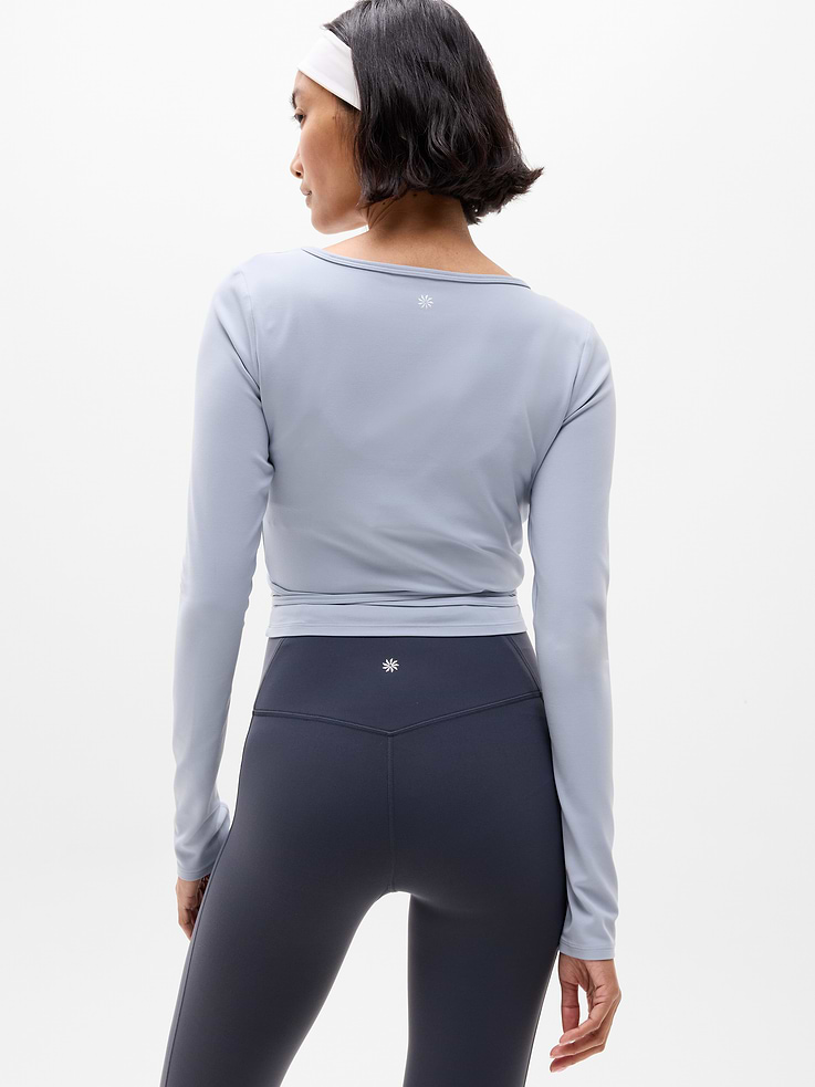 Image number 3 showing, Transcend Wrap Crop Top