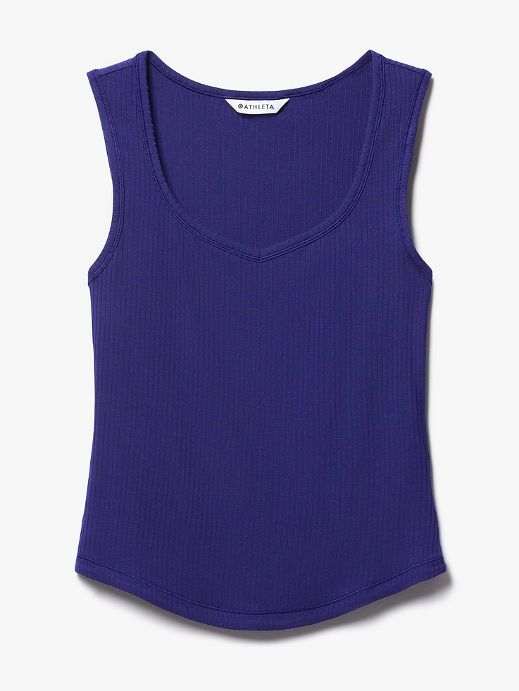 Image number 7 showing, Perfect Rib Sweetheart Tank
