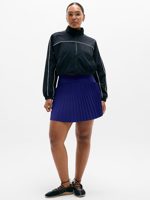 Featherweight Plissé Skort
