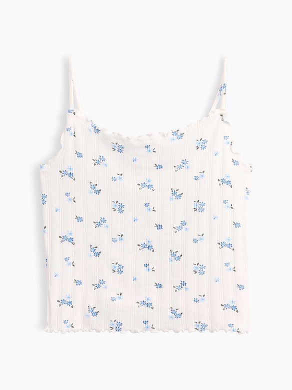 Kids Pointelle Rib Cami