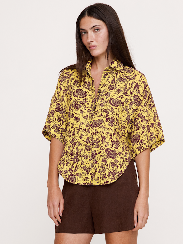 Linen Short-Sleeve Shirt