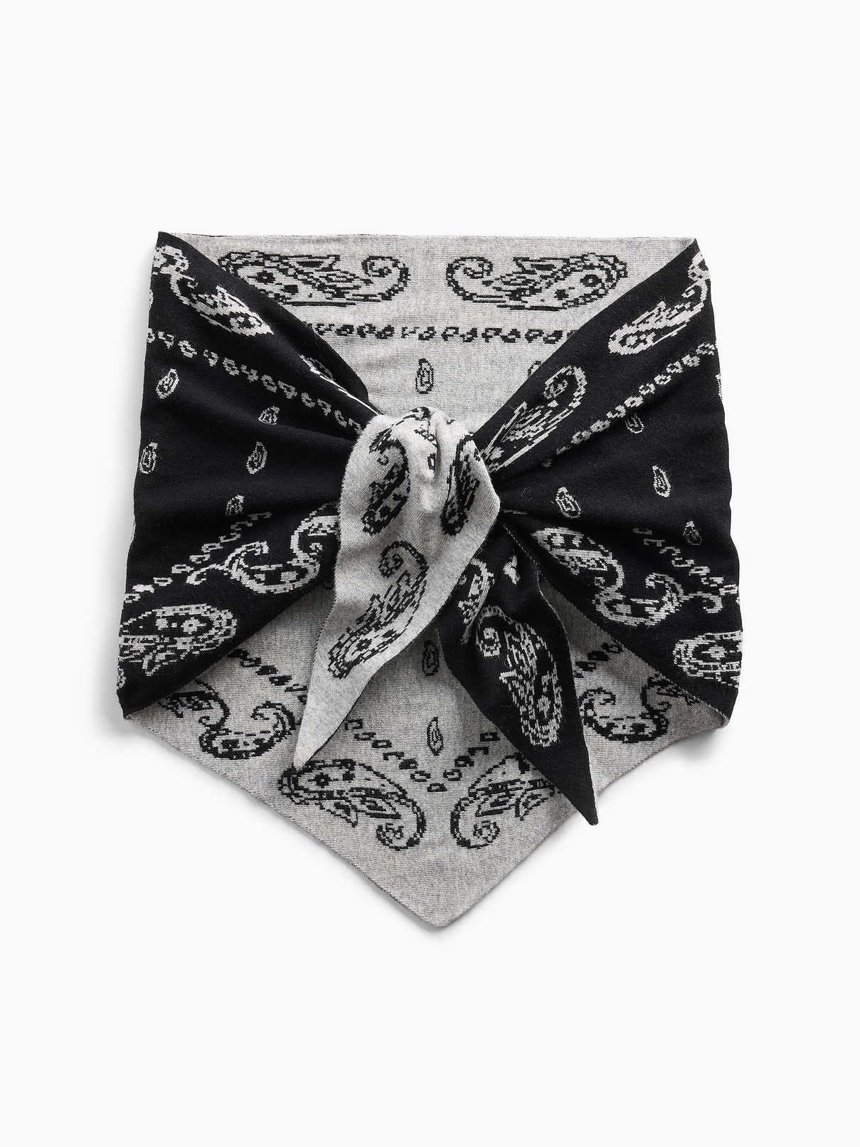Image number 1 showing, Paisley Triangle Scarf