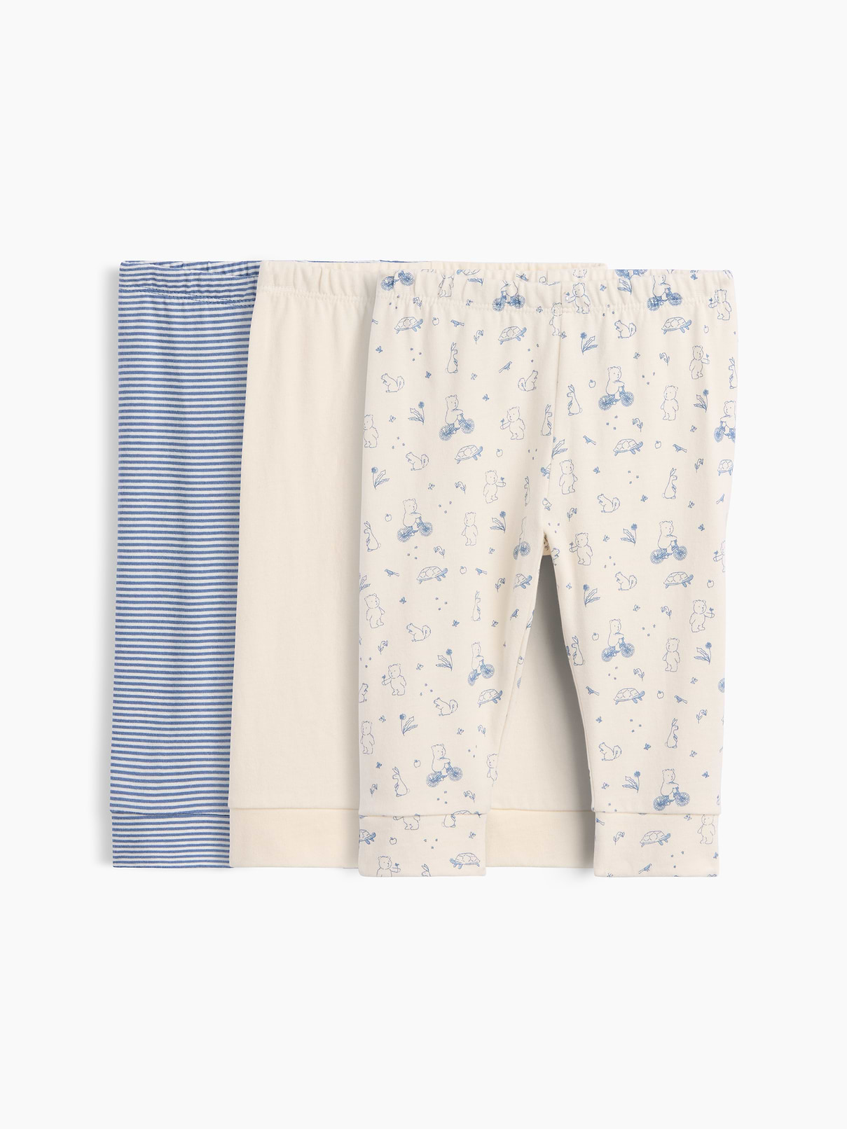 Baby First Favorites Organic Cotton Pull-On Pants (3-Pack)