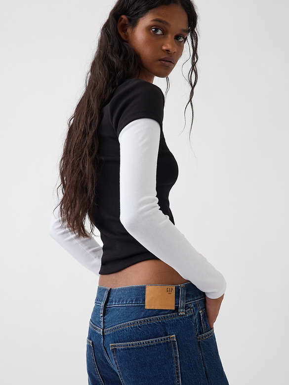 The Hailey Low Rise Loose Jean