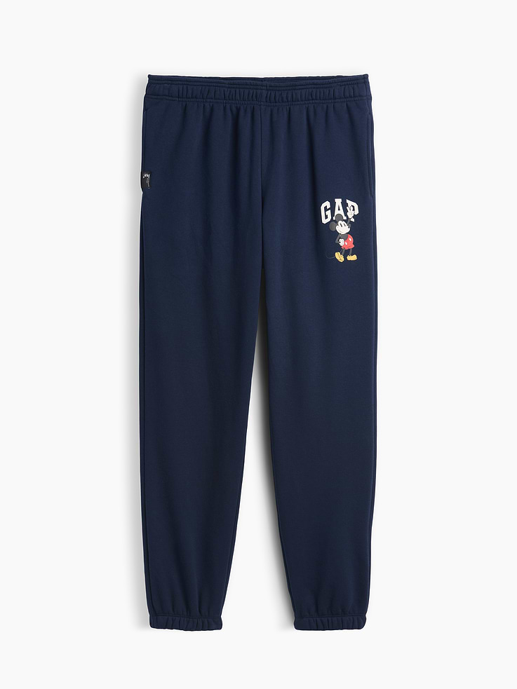 Image 4 of 4, Gap × Disney Mickey Mouse Relaxed Logo Joggers