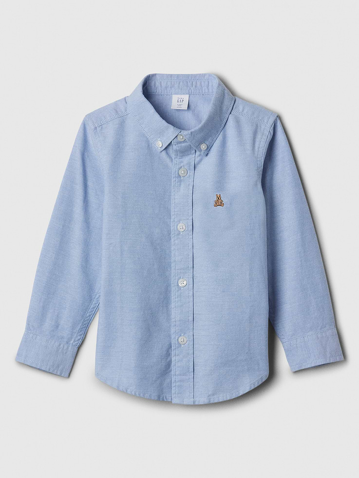 Image number 1 showing, Toddler Oxford Convertible Shirt