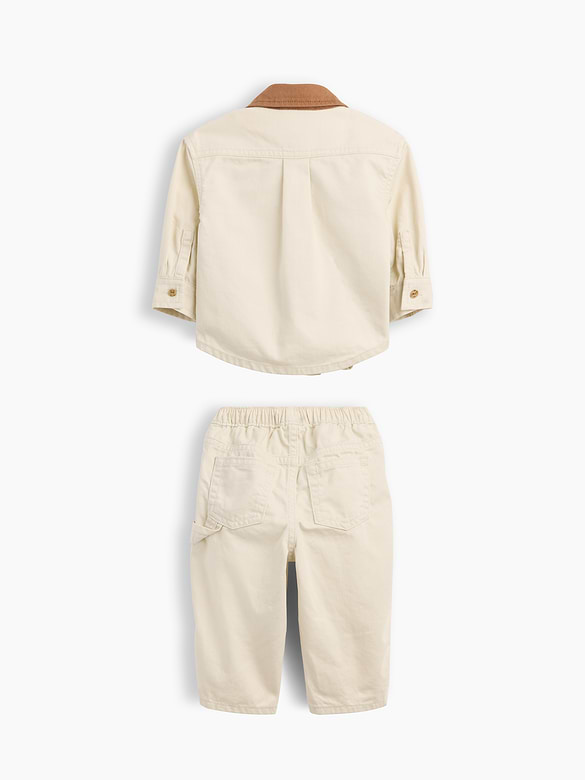 Baby Pocket Shirt Outfit Set