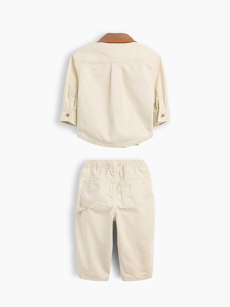 Image number 2 showing, Baby Pocket Shirt Outfit Set