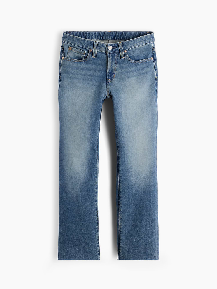 Image number 5 showing, Low Rise Long & Lean Crop Jeans
