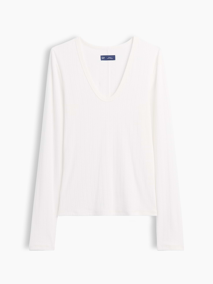 Image number 6 showing, Sheer Modern Rib T-Shirt