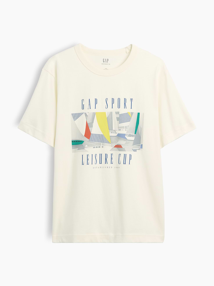 Image number 5 showing, Gap Sport Heavyweight Graphic T-Shirt