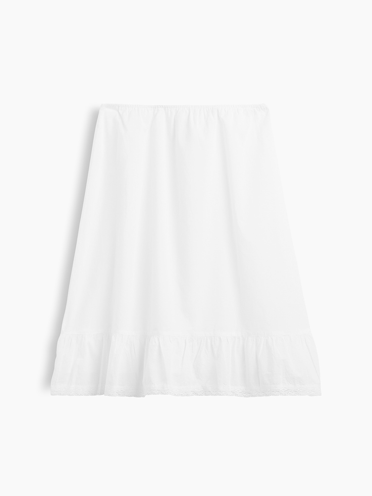 Image number 5 showing, Ruffle-Hem Easy Knee-Length Skirt
