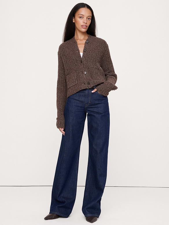 Oversized Bouclé Cardigan