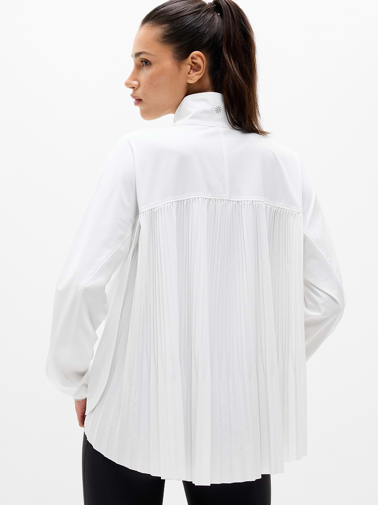 Image number 1 showing, Featherweight Plissé Jacket