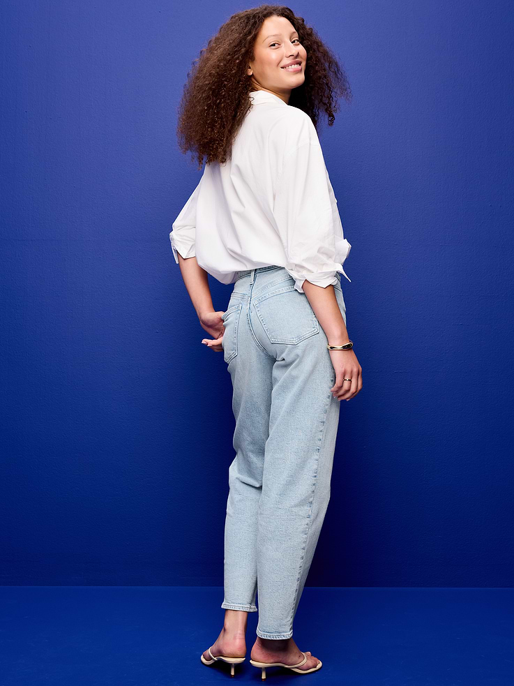 L'image numéro 3 présente Jean OG ample à taille haute