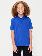 Image number 1 showing, School Uniform Jersey Polo Shirt for Boys