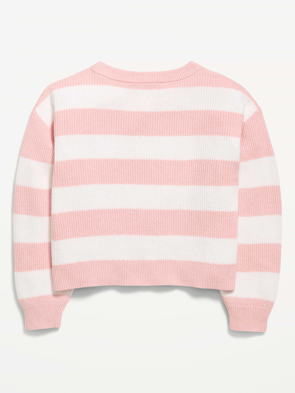Image number 2 showing, Long-Sleeve Cable-Knit Sweater for Girls