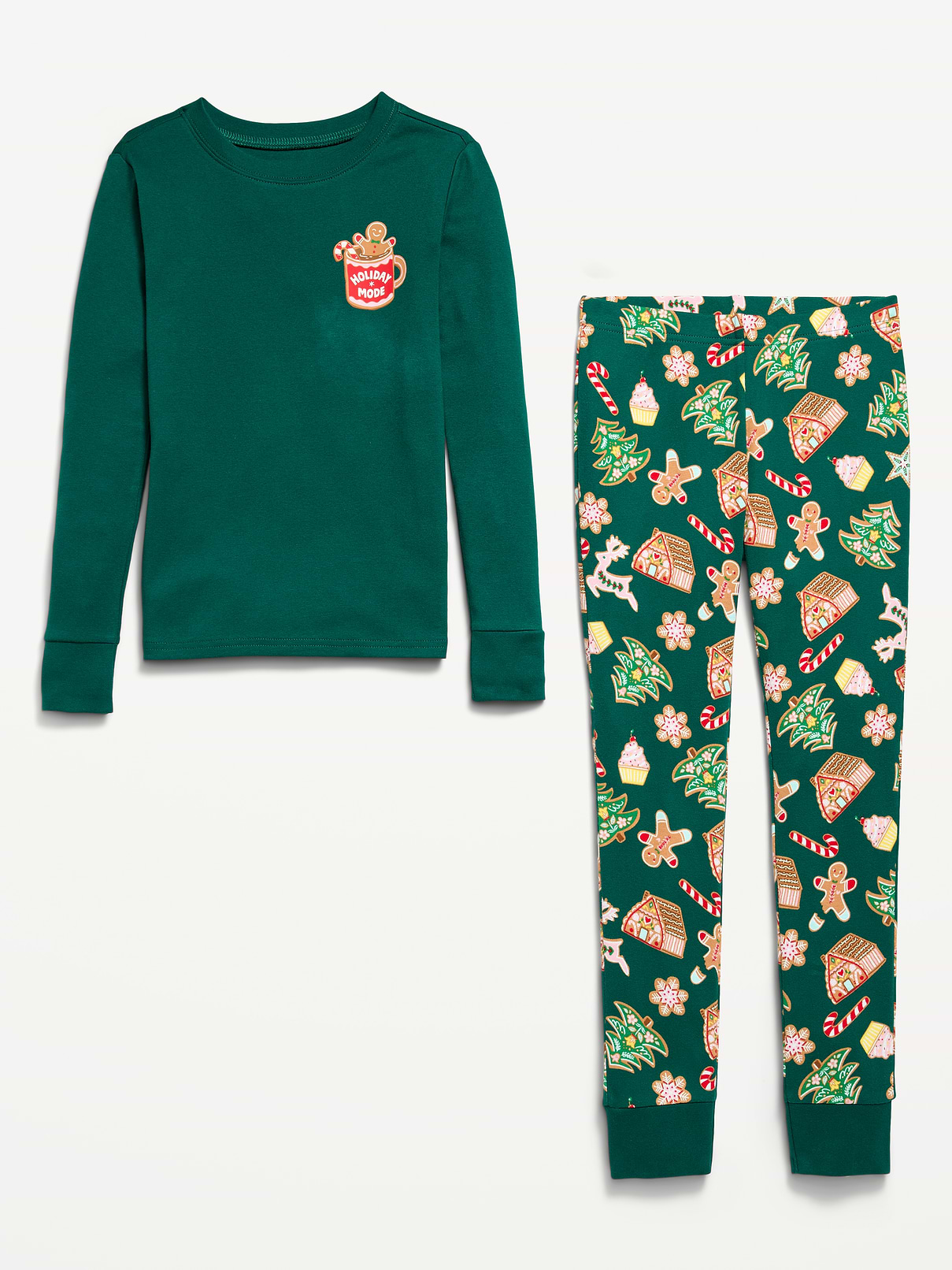 Image number 3 showing, Gender-Neutral Snug-Fit Graphic Pajama Set for Kids