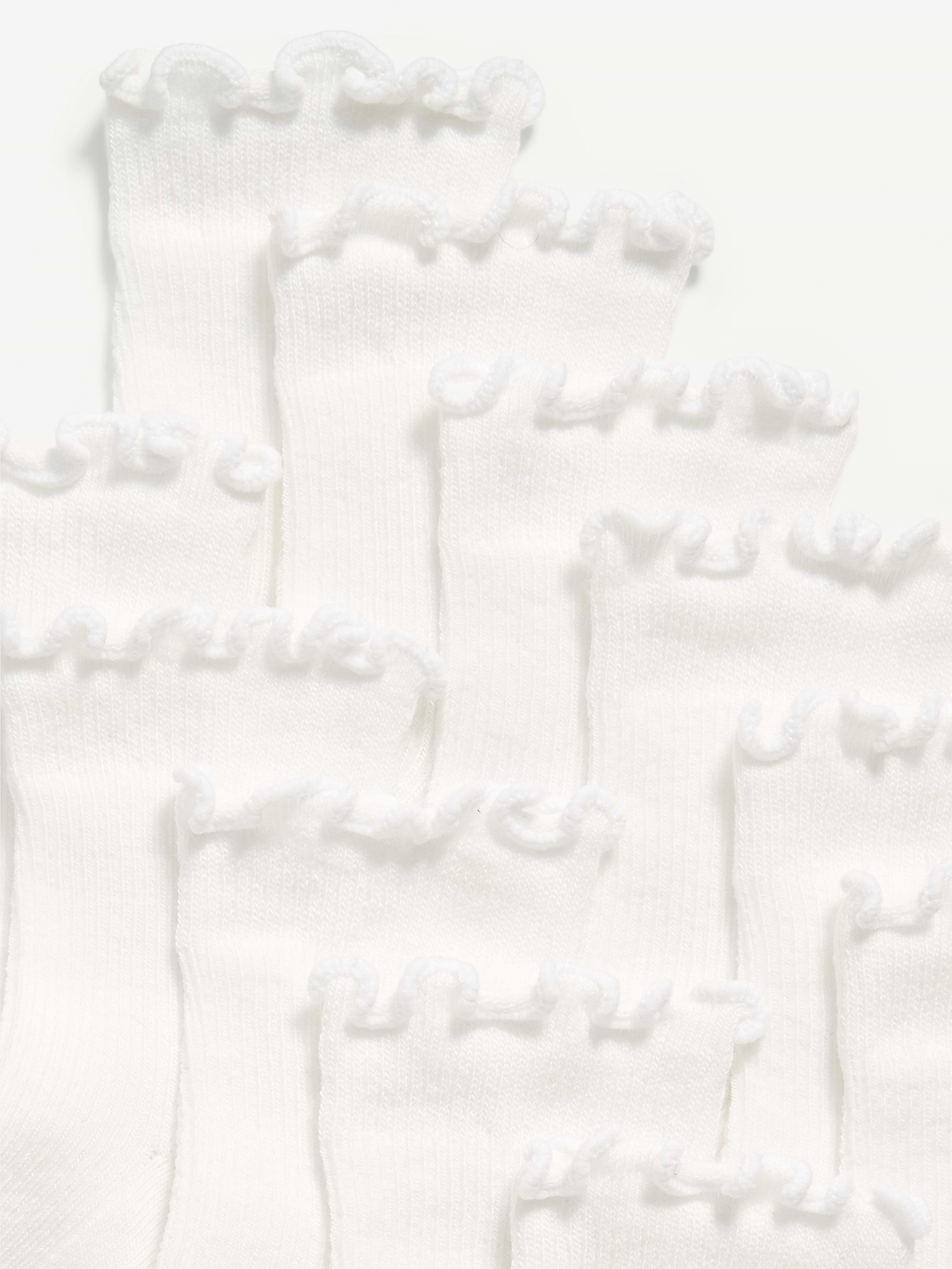 Image number 2 showing, Ruffle-Cuff Crew Socks 6-Pack for Toddler & Baby