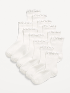 Image number 1 showing, Ruffle-Cuff Crew Socks 6-Pack for Toddler & Baby