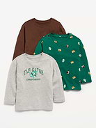 L'image numéro 1 présente T-shirt à manches longues pour tout-petit (paquet de 3)